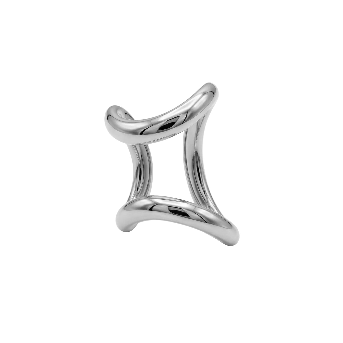 Orecchino Singolo Ear Cuff ESSENTIAL CUBE – Design Minimal | Eldra Milano