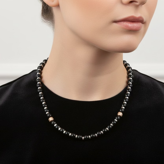 Collana AURA STONE | Pietre Naturali e Catena in Acciaio Inox – Eldra Milano