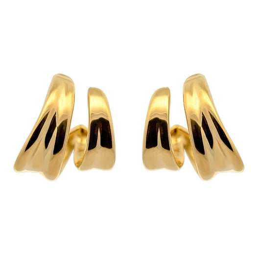 Orecchini Hoop Doppia Anima