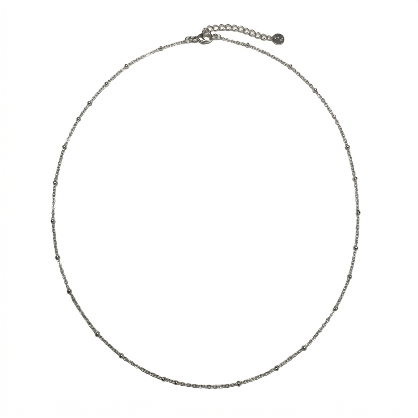 Catenina in Acciaio Inox con Punti Luce per Ciondoli - Minimal ed Elegante - Eldra Milano