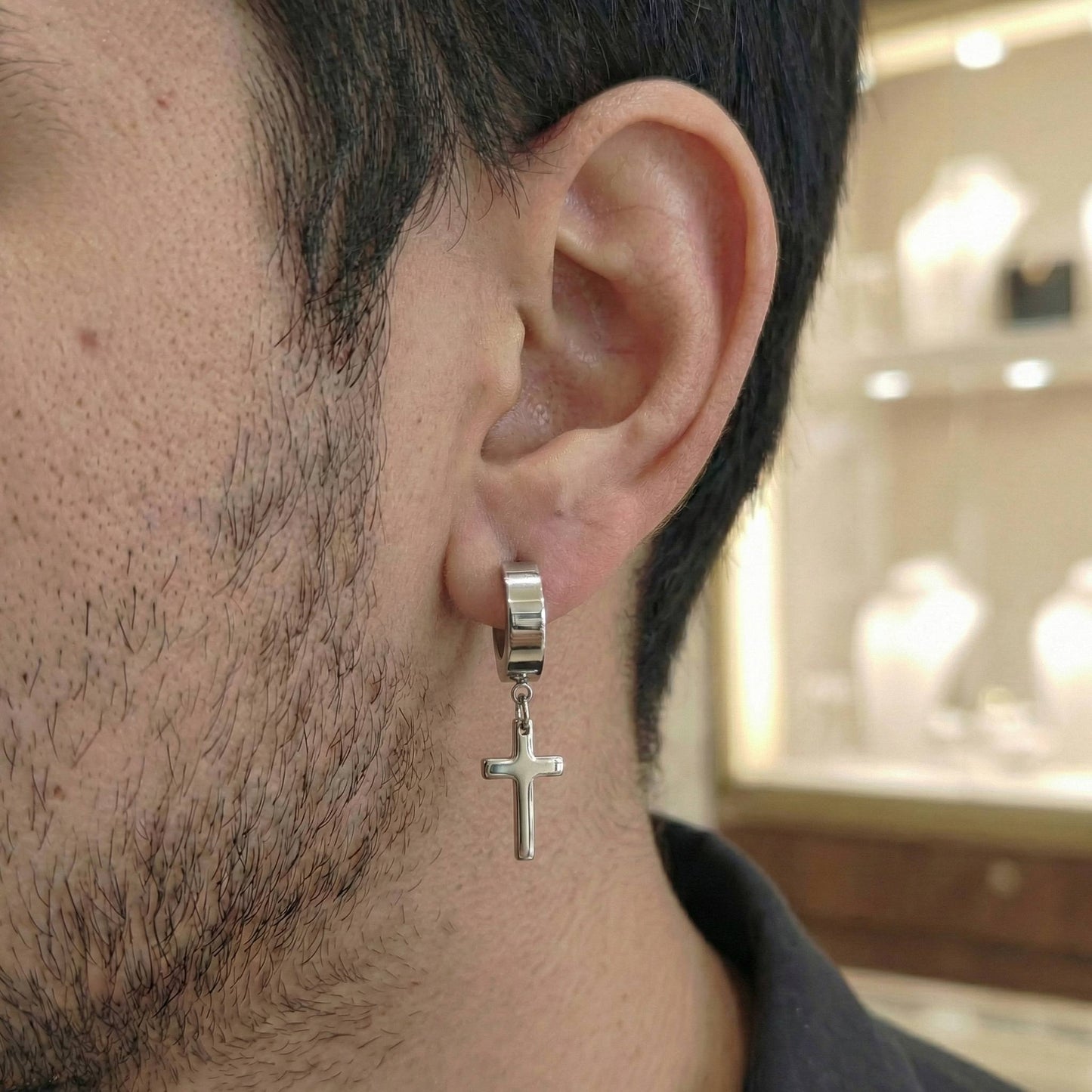 Orecchini Eternal Cross - Unisex Steel