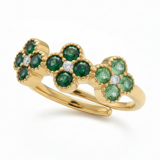 Anello LUCKY LEAF – Collezione Fortuna – Eldra Milano