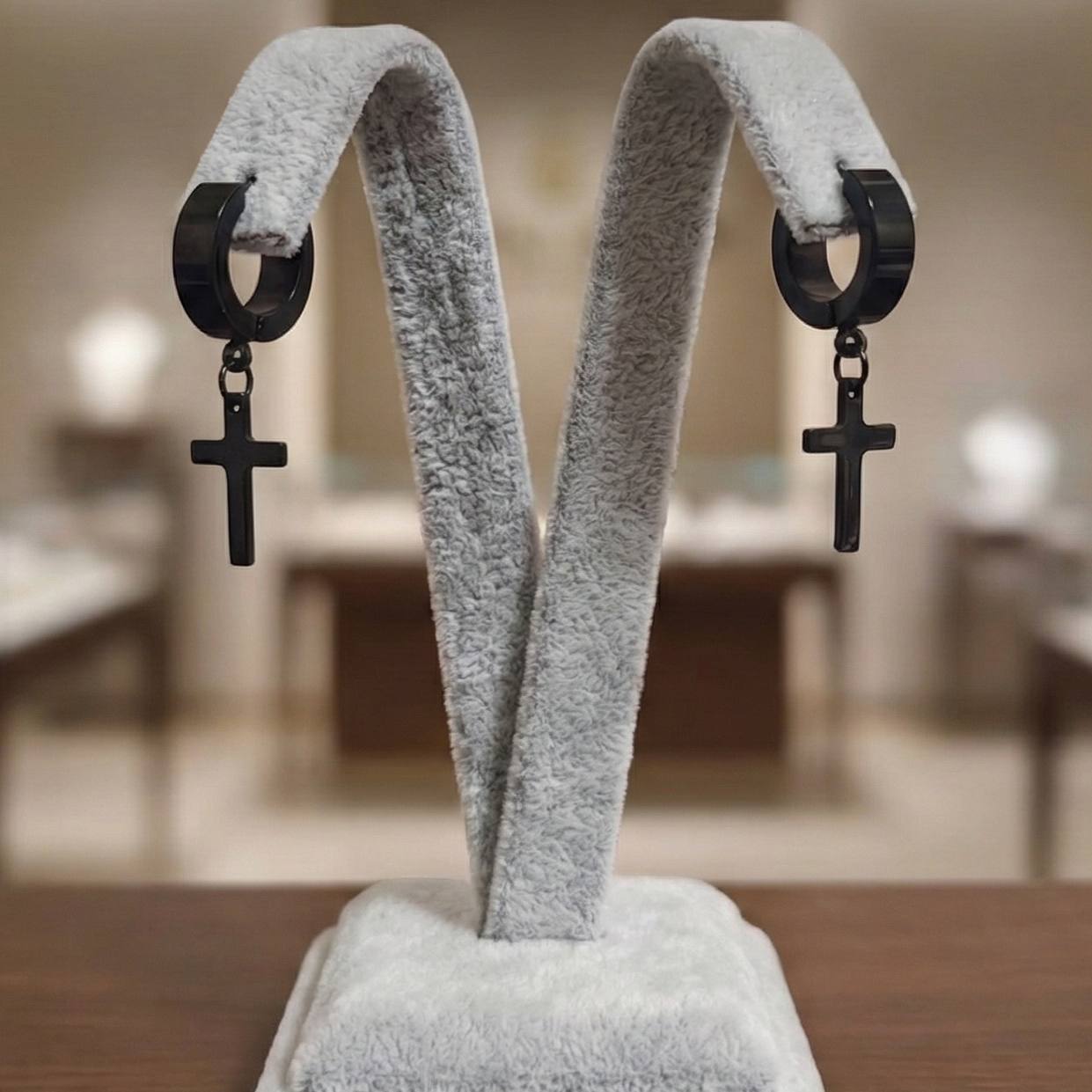 Orecchini Eternal Cross - Unisex Steel