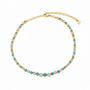 Collana a choker cascata di colori