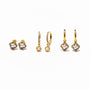 Set 3 Paia Orecchini TRIPLE PEARL | Eldra Milano