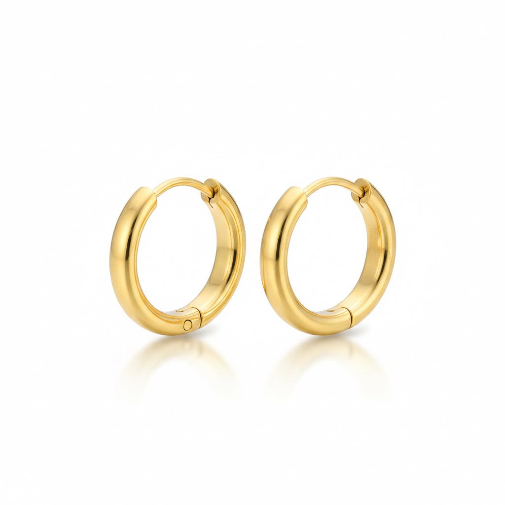 Orecchini unisex a cerchio piccolo