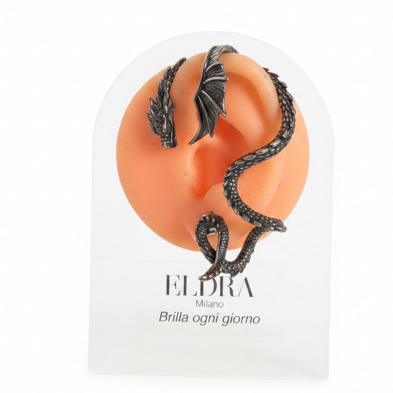 Orecchino Ear Crawler drago