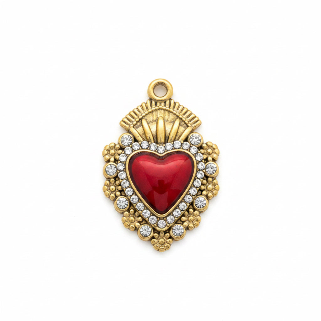 Charm cuore sacro