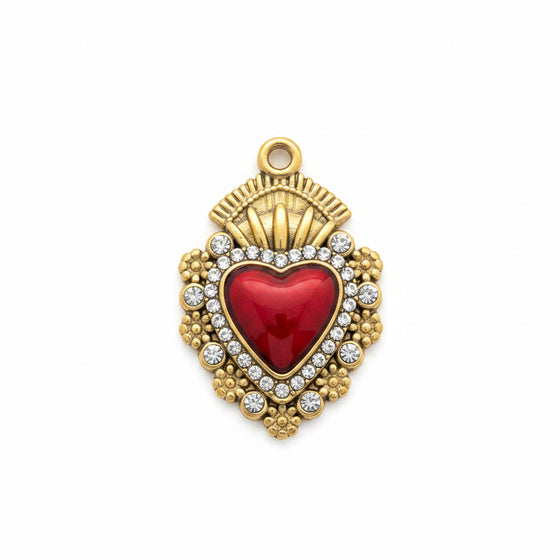 Charm cuore sacro