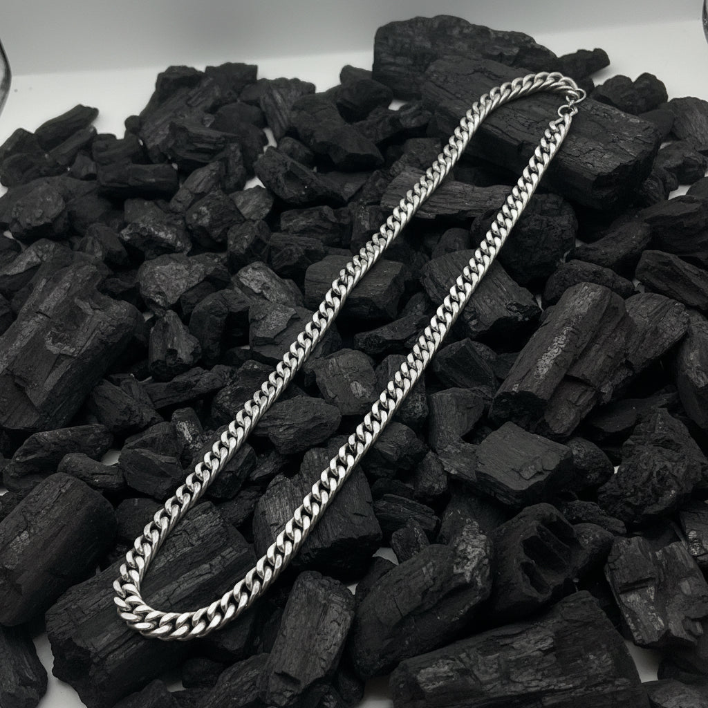 Collana GRUMETTA MAXI | Catena a Maglia Grossa in Acciaio Inox – Eldra Milano