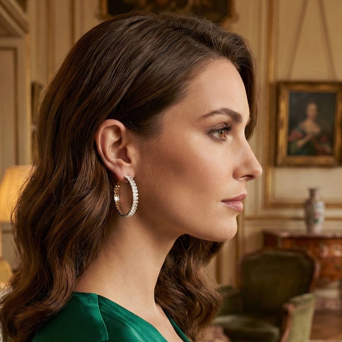 Orecchini a Cerchio "Glow Halo"