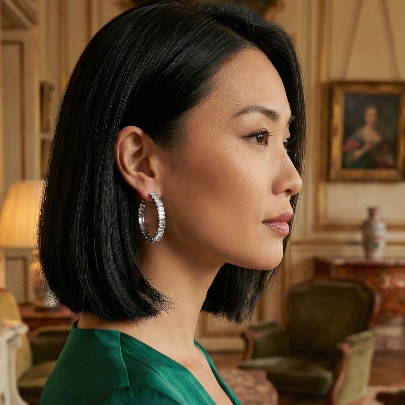 Orecchini a Cerchio "Glow Halo"