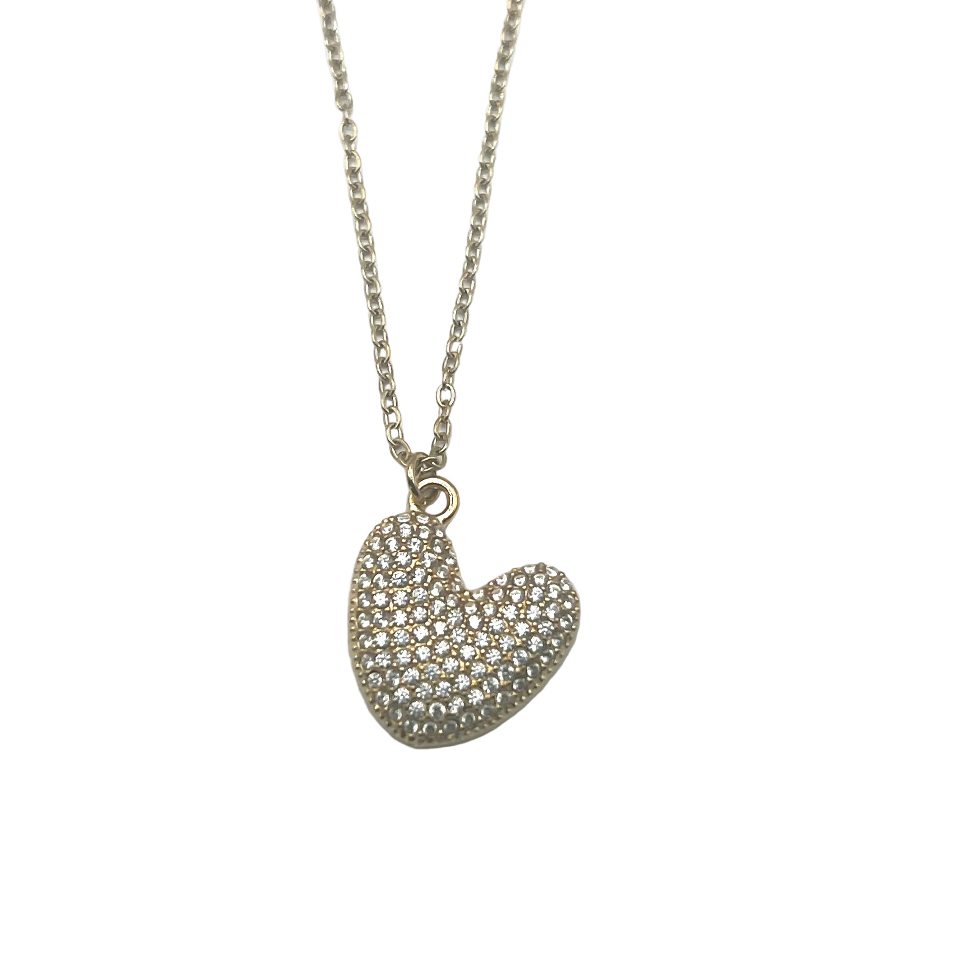 Collana INITIAL BUBBLE | Lettera Bombata in Acciaio Inox e Strass – Eldra Milano