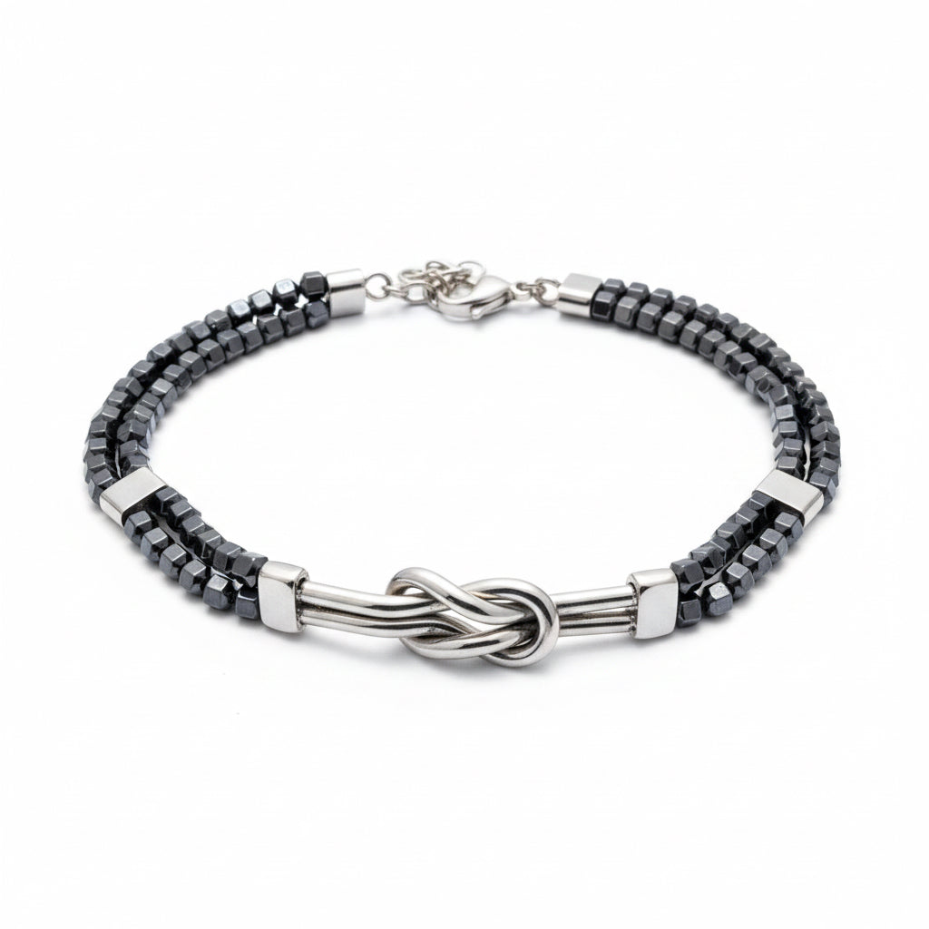 Bracciale nodo essenziale