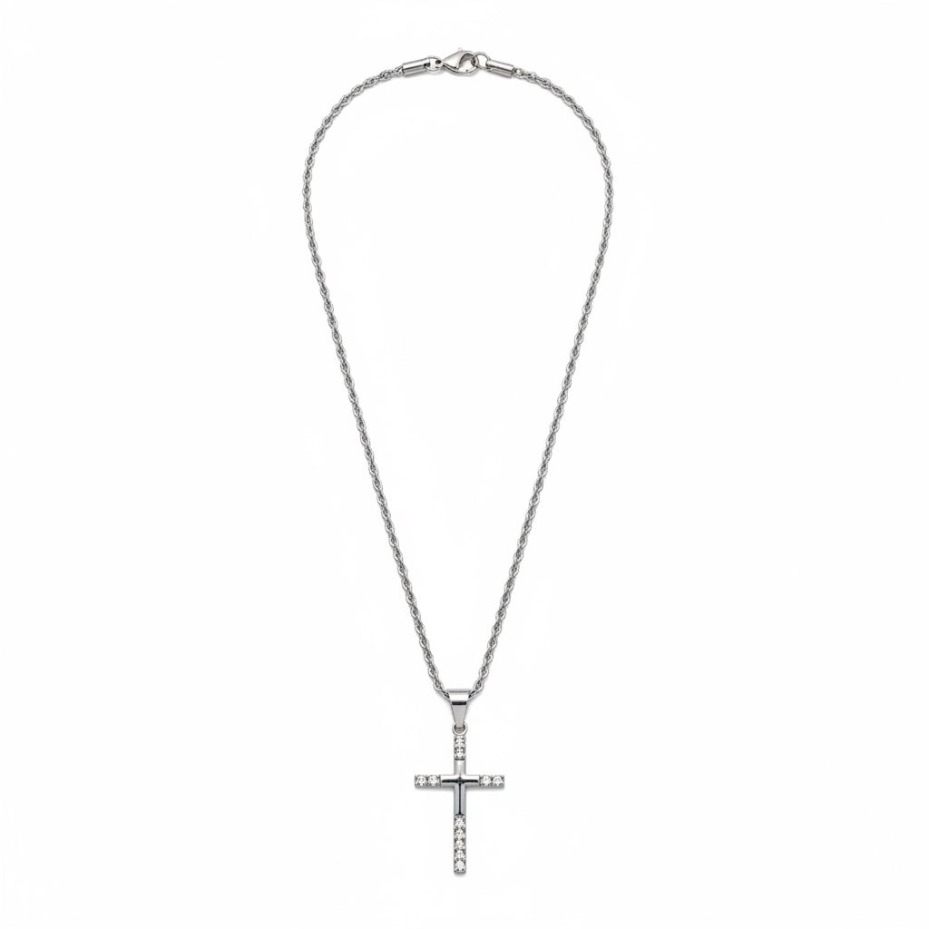 Collana ROPE CROSS SHINE | Eldra Milano
