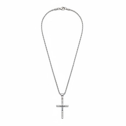 Collana ROPE CROSS SHINE | Eldra Milano
