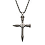 CROSS KNOT – Collana Uomo Croce Intrecciata in Acciaio Inossidabile – Eldra Milano