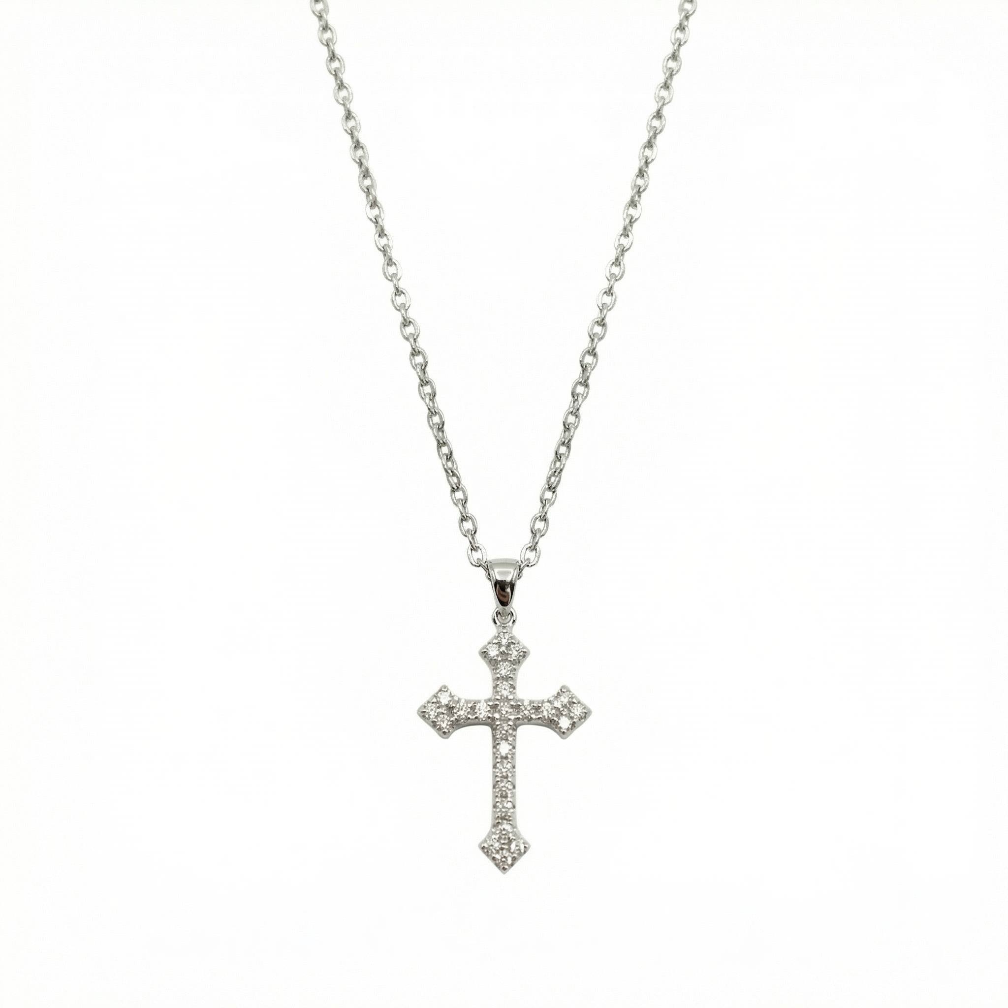 Collana Eternal Crux con Zirconi - ELDRA Milano