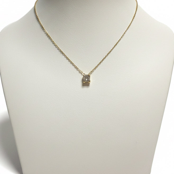 Collana cristal con zircone