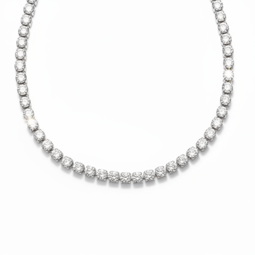 Collana Tennis royal unisex