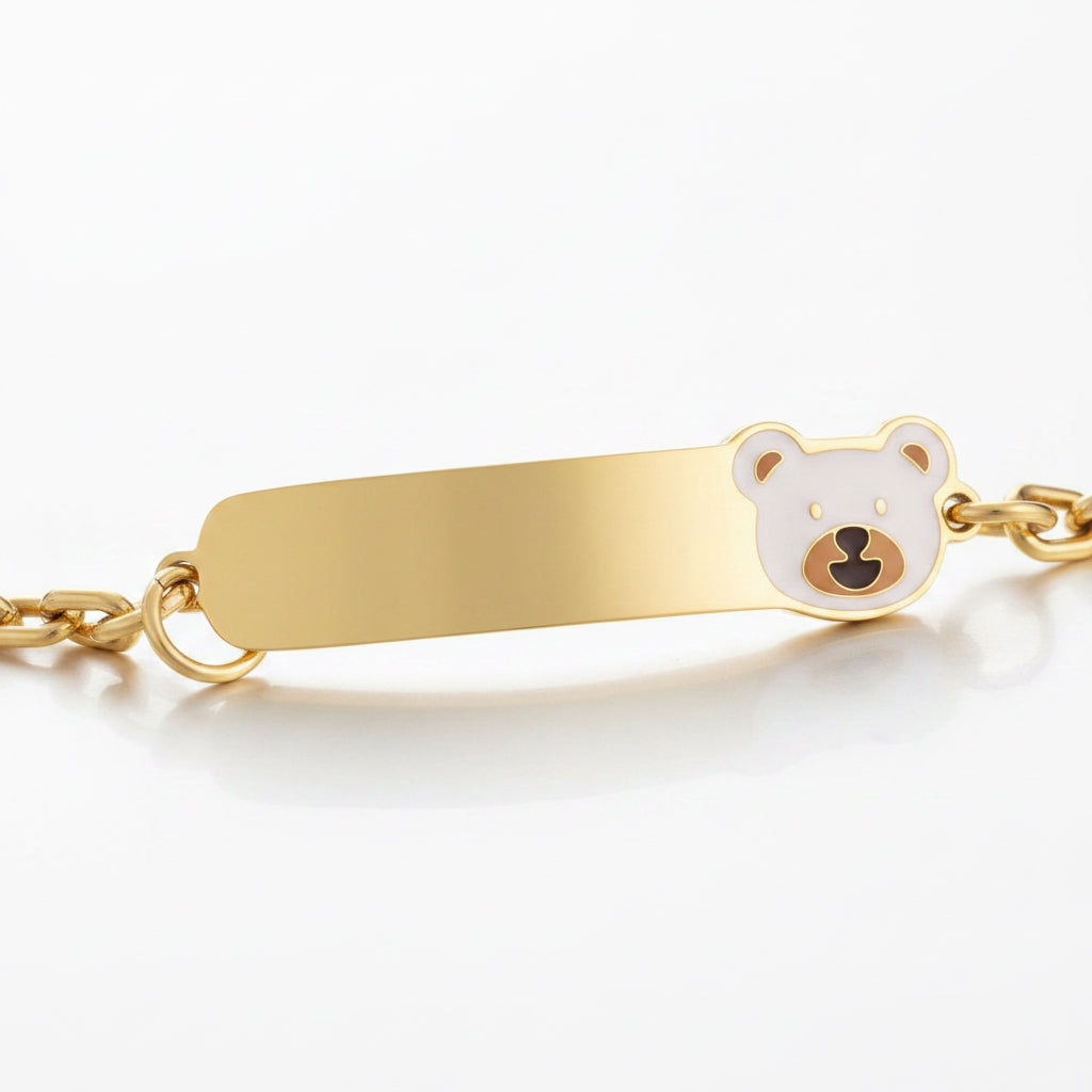 Bracciale bambina e bambino orsetto personalizzato
