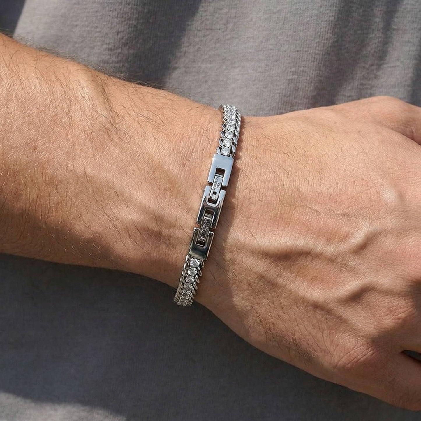 Bracciale Tennis Bold da uomo - Eldra Milano