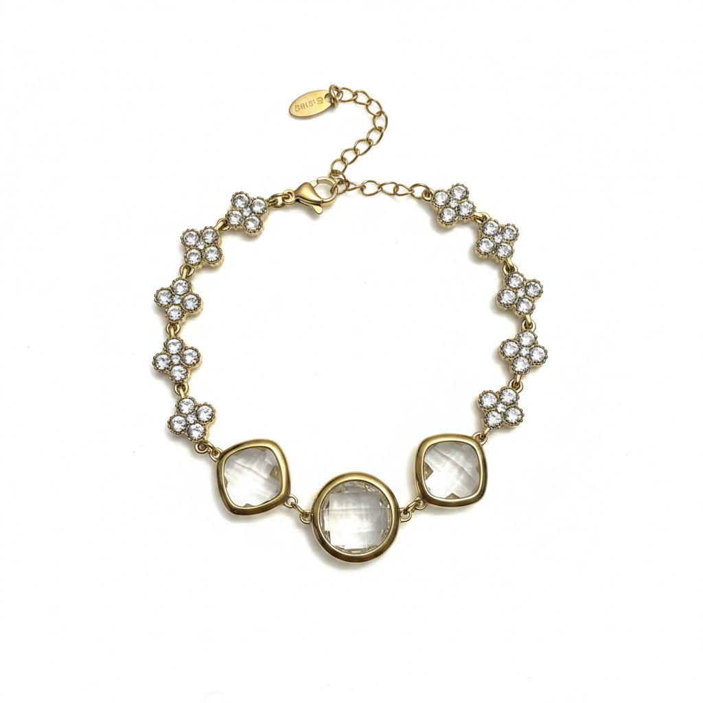 Bracciale in zirconi energia luccicante