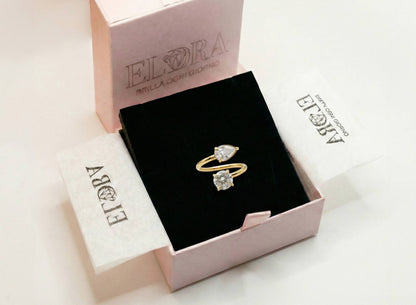 Anello "Due Anime" - Regolabile - Eldra Milano