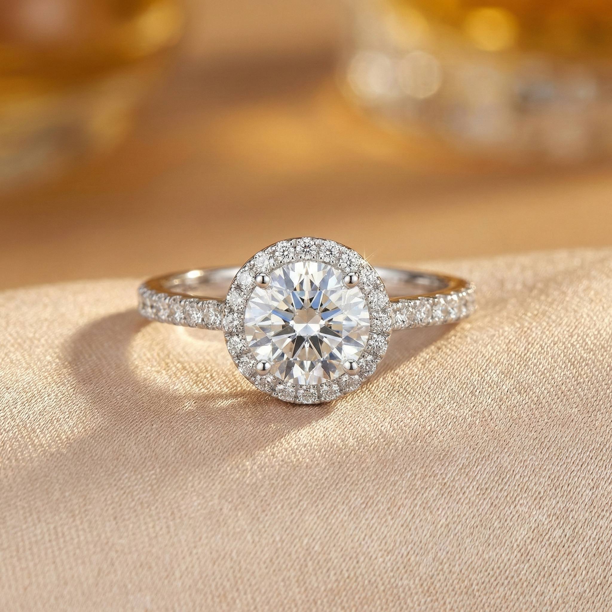 Anello Halo Spirale – Abbraccio di Luce
