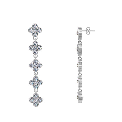 Orecchini Pendenti LUCKY LEAF – Collezione Fortuna – Eldra Milano