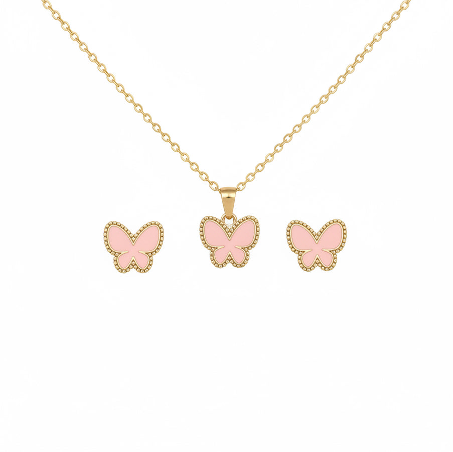 Set collana e orecchini bambina