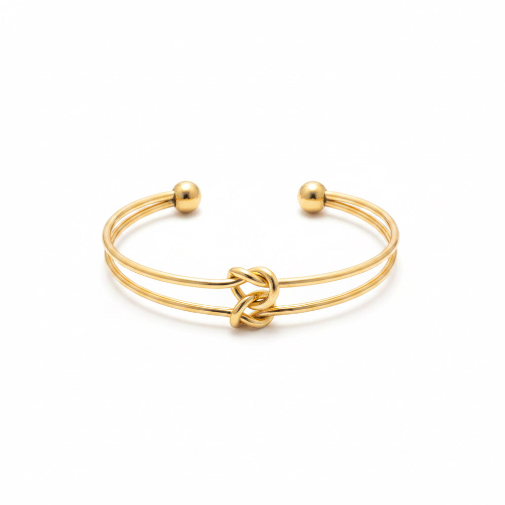 Bracciale rigido con nodo
