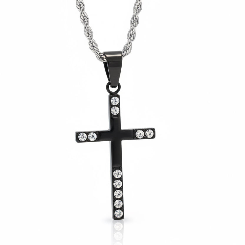 Collana ROPE CROSS SHINE | Eldra Milano