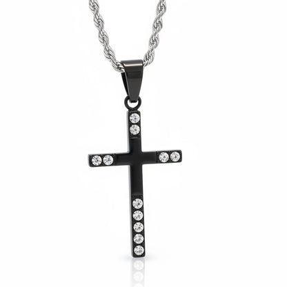 Collana ROPE CROSS SHINE | Eldra Milano