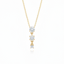 Collana cascata di colorí pendenti