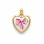 Charm fiocco rosa