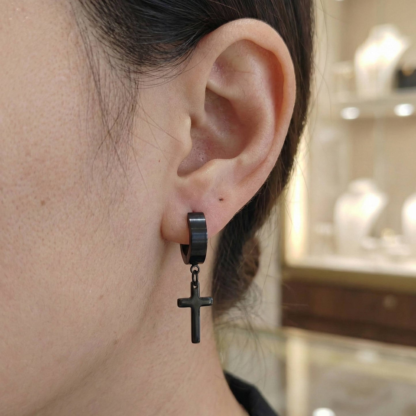 Orecchini Eternal Cross - Unisex Steel