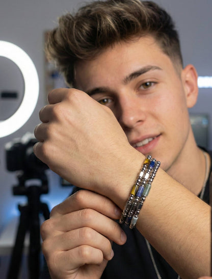 Bracciale Steel & Stones