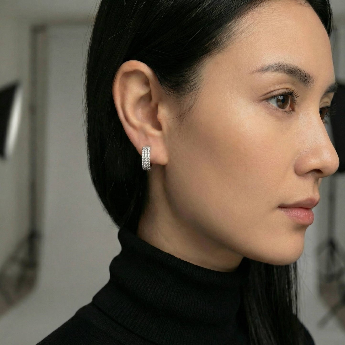 Orecchini "Crystal Orbit"