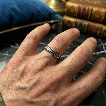 Anello "Trinity Steel"