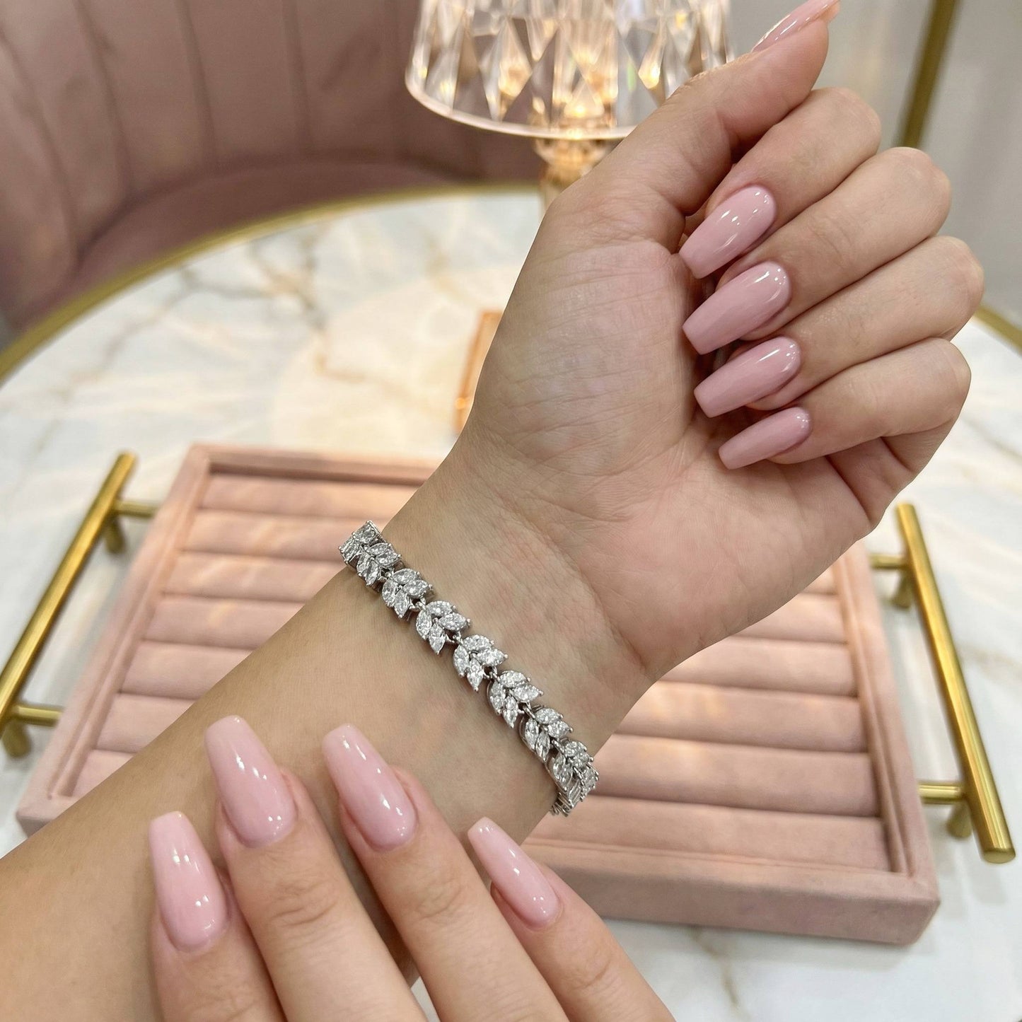 Bracciale "Crystal Flora" – Sparkle Edition