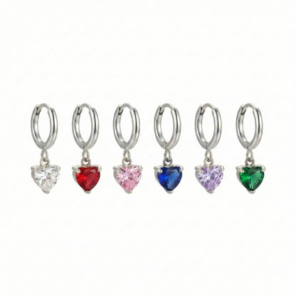 Orecchini Mignon Heart Gems