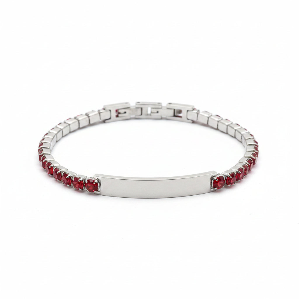 Bracciale da incisione tennis