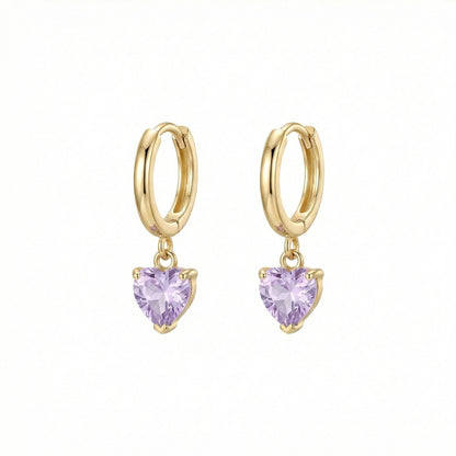 Orecchini Mignon Heart Gems