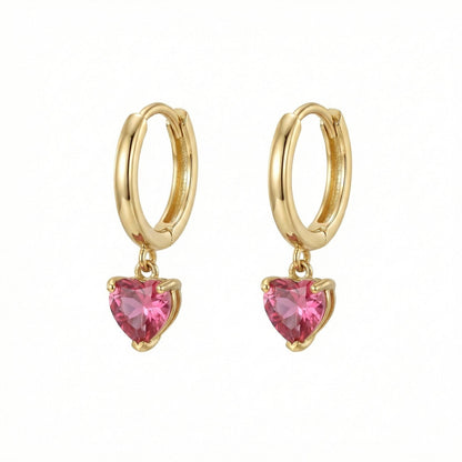 Orecchini Mignon Heart Gems