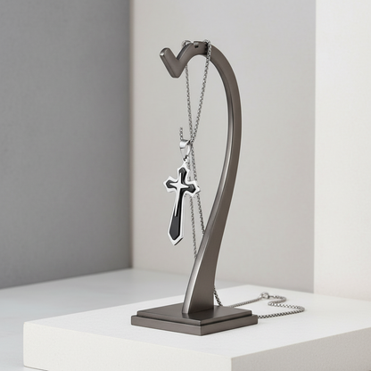 Collana BOLD CROSS Bicolor | Eldra Milano