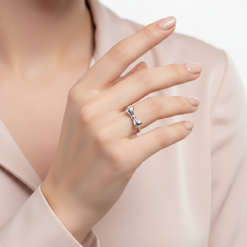 Anello fiocco regolabile