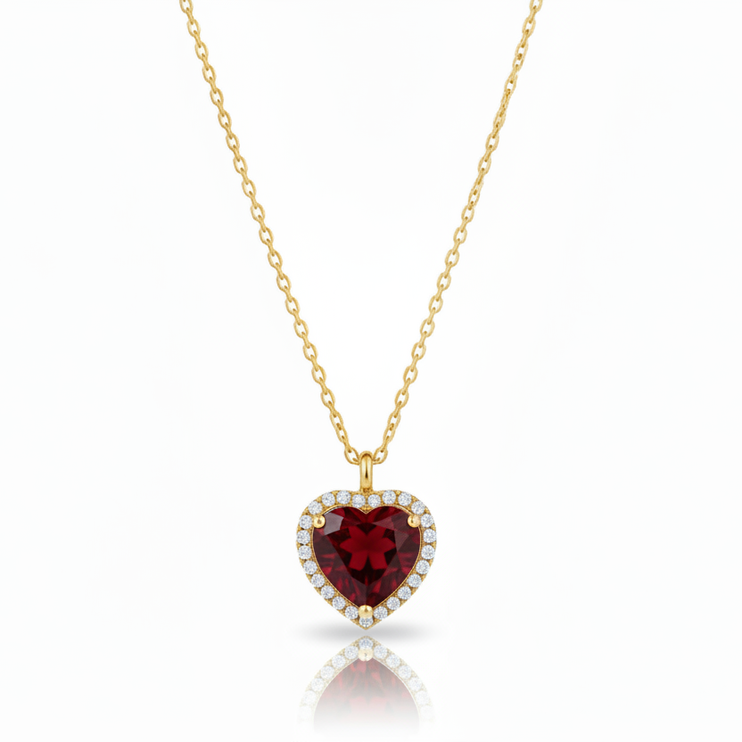 Collana ciondolo regina di cuori