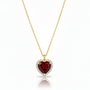 Collana ciondolo regina di cuori