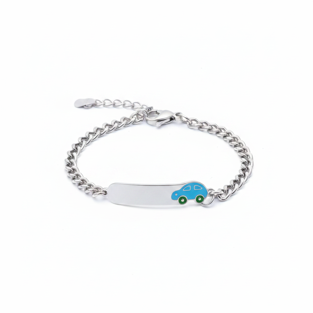 Bracciale bambina e bambino orsetto personalizzato